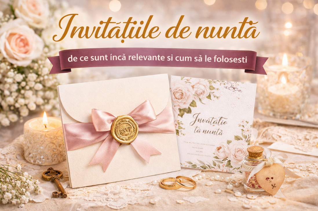Invitațiile de nuntă – de ce sunt încă relevante și cum să le folosești