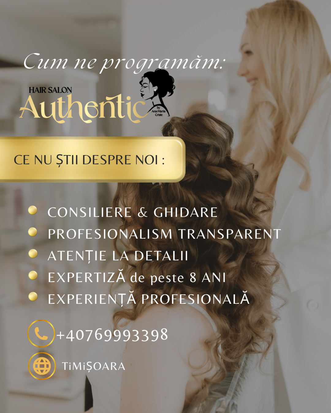 AuTHEntic HAIR SALON by Ana-Maria Criste