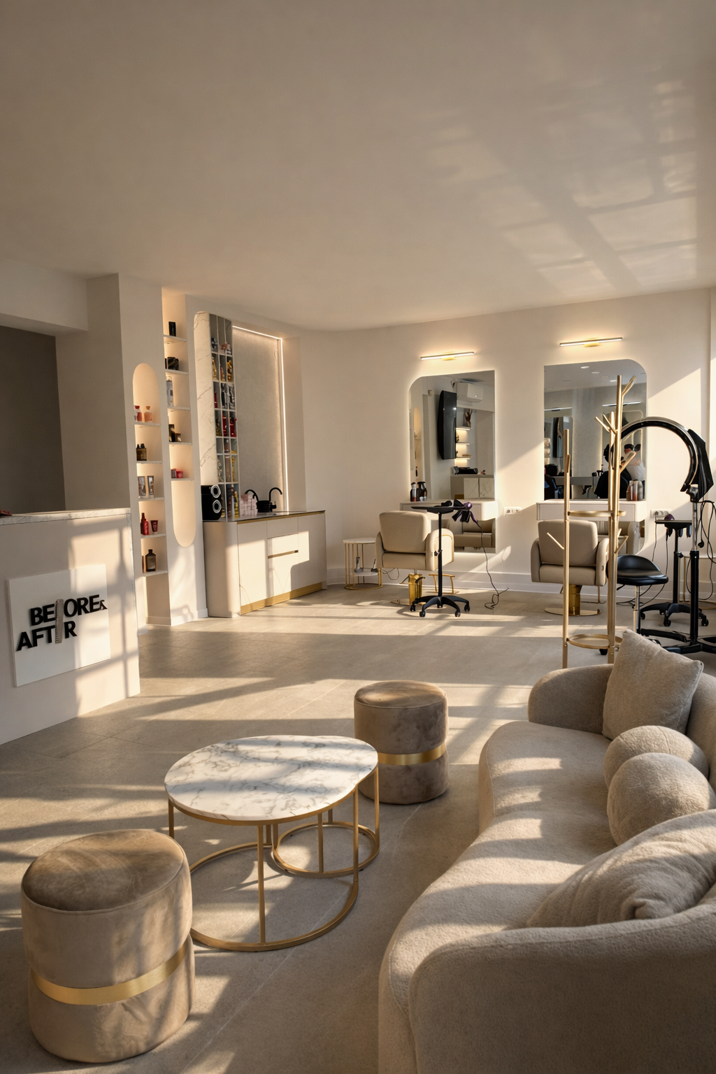 Salon Before & After