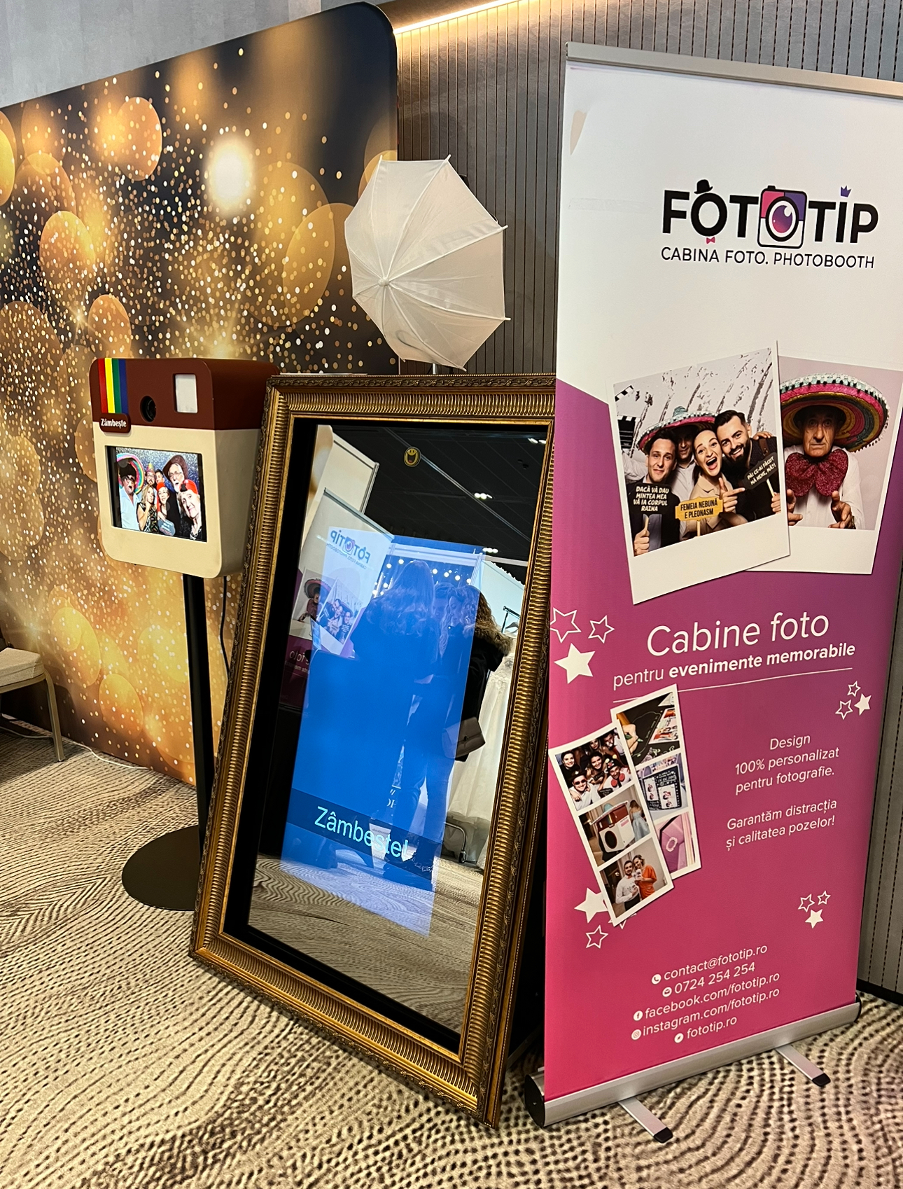 Oglinda si Cabina Foto Timisoara - Fototip Photobooth