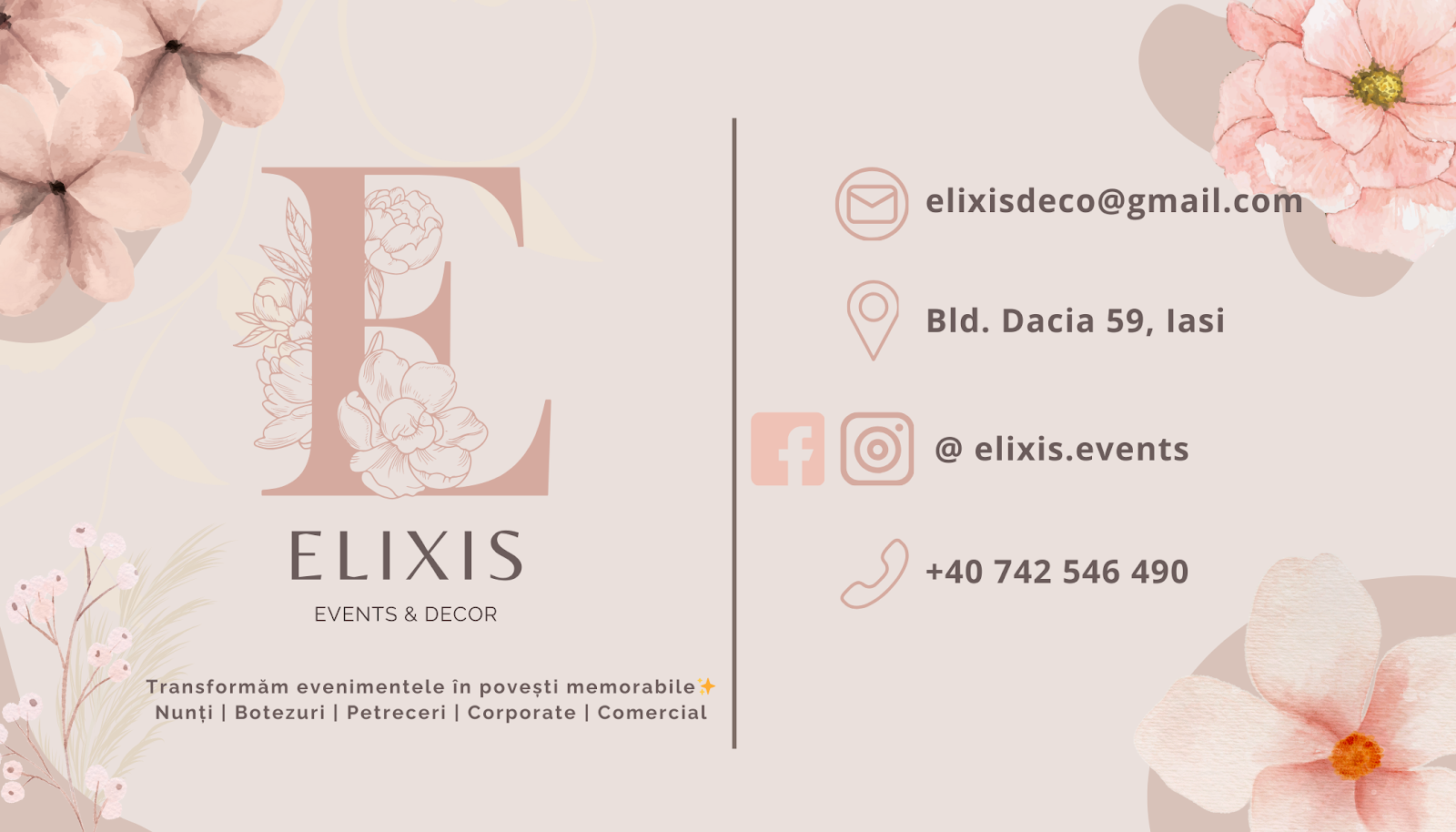 Elixis Events & Deco | Decor si Planning Evenimente