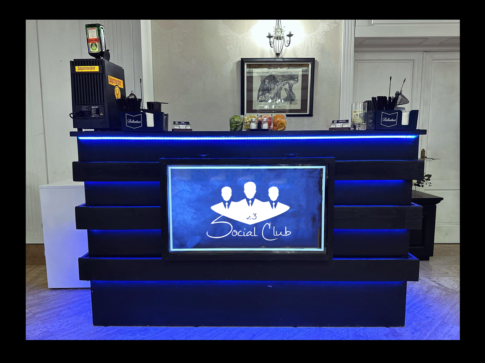 Cocktail Bar Mobil by Social Club v.3, Lemonade Bar NON-Alcoolic, Cigar Trabuc Gentleman Bar