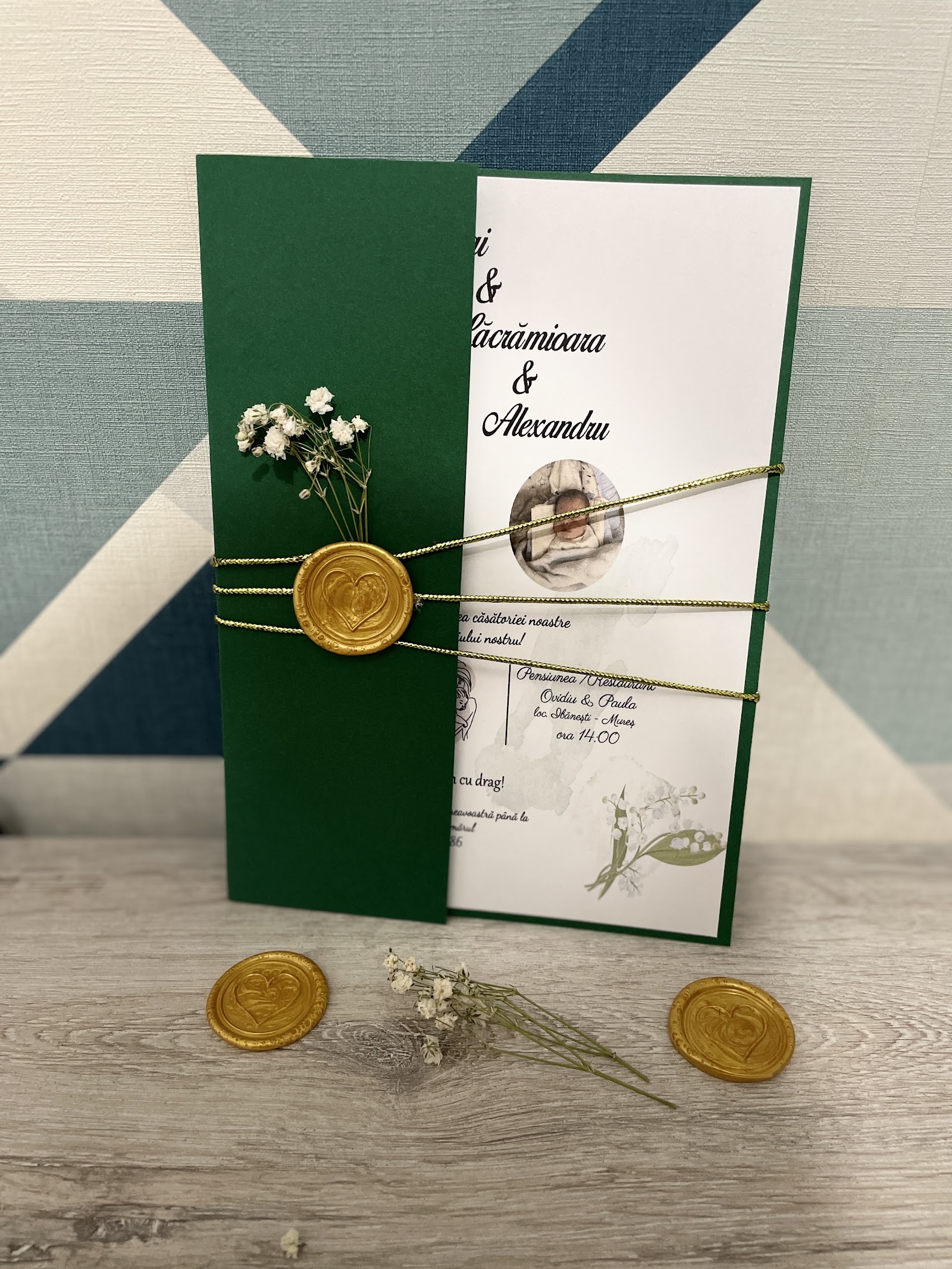 Golden Frame - Magazin online de invitatii de nunta