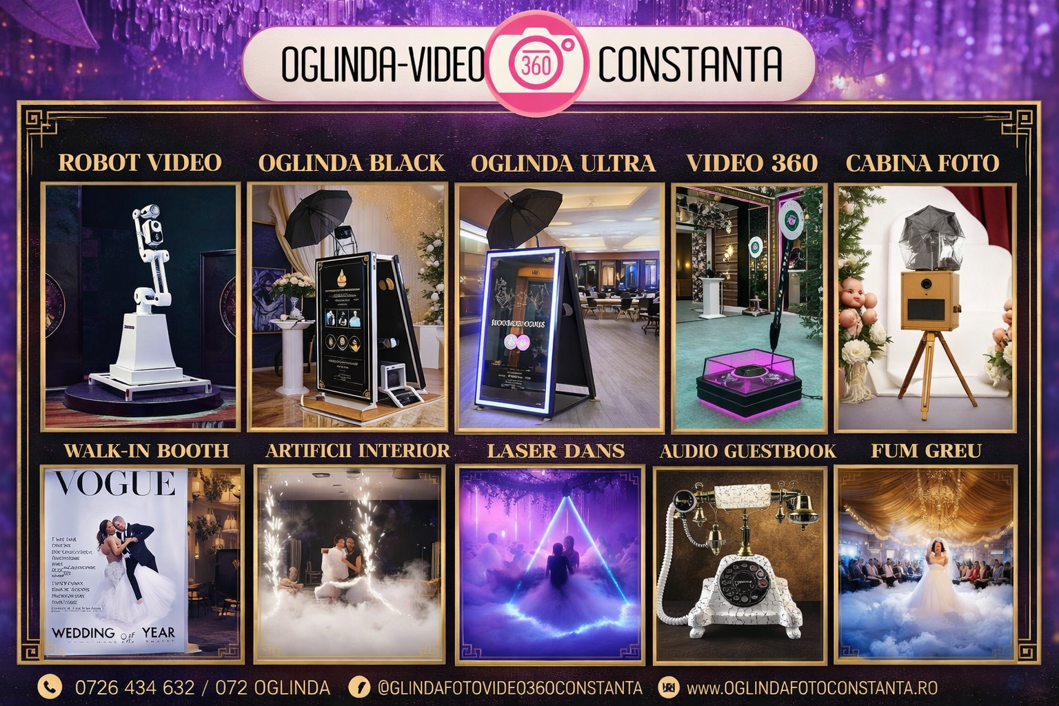 OGLINDA FOTO VIDEO 360° CONSTANTA