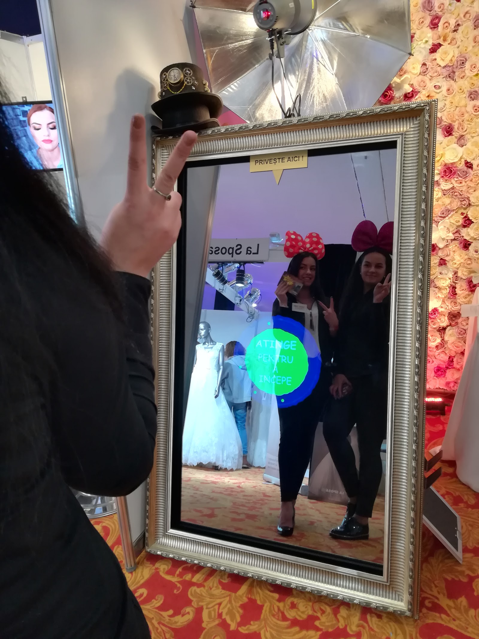 Oglinda Selfie Cabina Foto