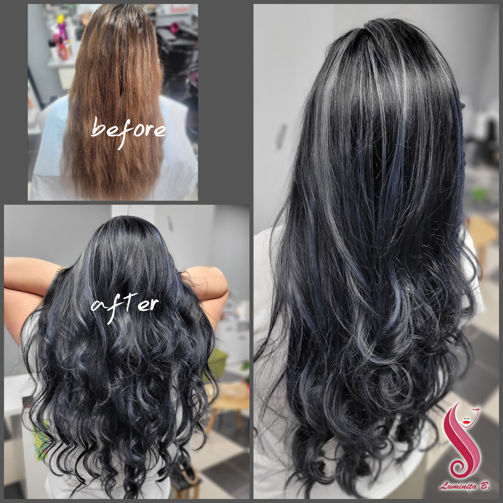 Hairstyle and healthy hair by Luminița b.