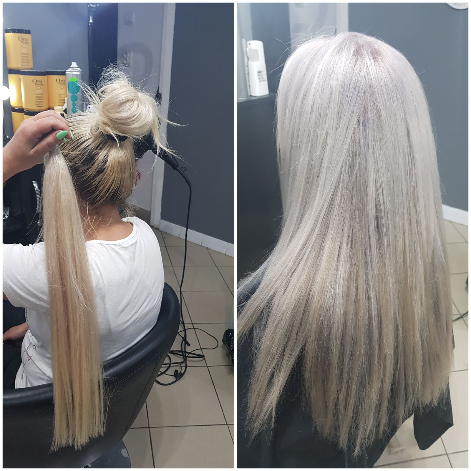 Extensii din par natural , coafura Sol Aly [arad)