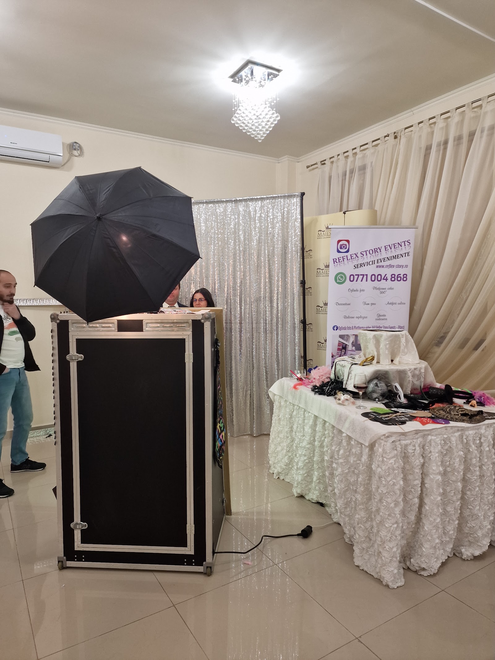Reflex Story Events - Oglinda foto & Platforma video & Fum greu Arges